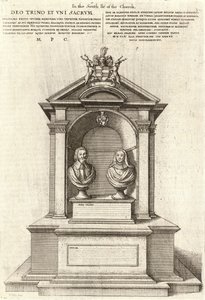 William Peto (monument) door Wenceslaus Hollar